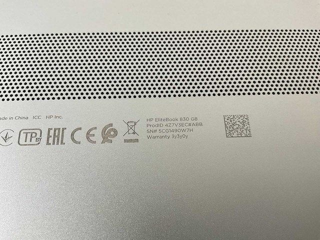 Hp elitebook 830 g8 13.3”, core(tm) i7 11th gen, 16 gb ram, 512 gb nvme laptop - afbeelding 4 van  4