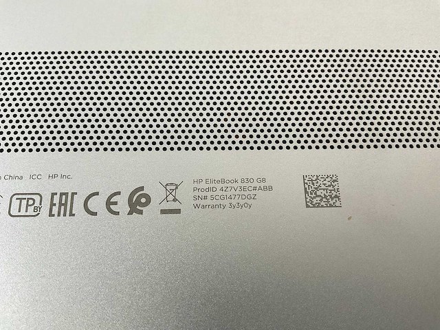 Hp elitebook 830 g8 13.3”, core(tm) i7 11th gen, 16 gb ram, 512 gb nvme laptop - afbeelding 7 van  7