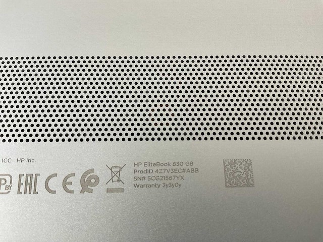 Hp elitebook 830 g8 13.3”, core(tm) i7 11th gen, 16 gb ram, 512 gb nvme laptop - afbeelding 7 van  7