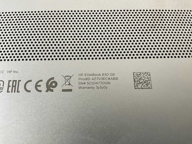 Hp elitebook 830 g8 13.3”, core(tm) i7 11th gen, 16 gb ram, 512 gb nvme laptop - afbeelding 7 van  7
