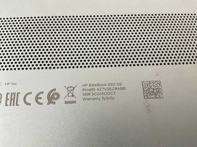 Hp elitebook 830 g8 13.3”, core(tm) i7 11th gen, 16 gb ram, 512 gb nvme laptop - afbeelding 7 van  7