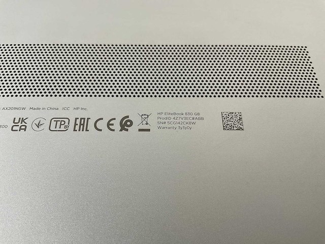 Hp elitebook 830 g8 13.3”, core(tm) i7 11th gen, 16 gb ram, 512 gb nvme laptop - afbeelding 5 van  5