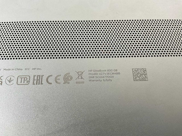 Hp elitebook 830 g8 13.3”, core(tm) i7 11th gen, 16 gb ram, 512 gb nvme laptop - afbeelding 6 van  6