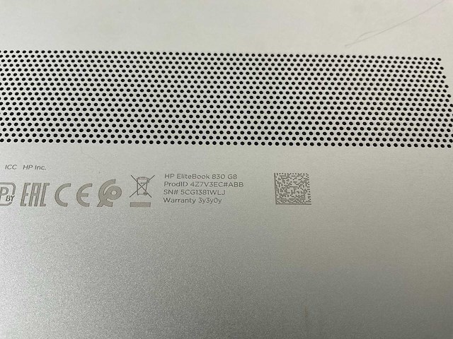 Hp elitebook 830 g8 13.3”, core(tm) i7 11th gen, 16 gb ram, 512 gb nvme laptop - afbeelding 5 van  5