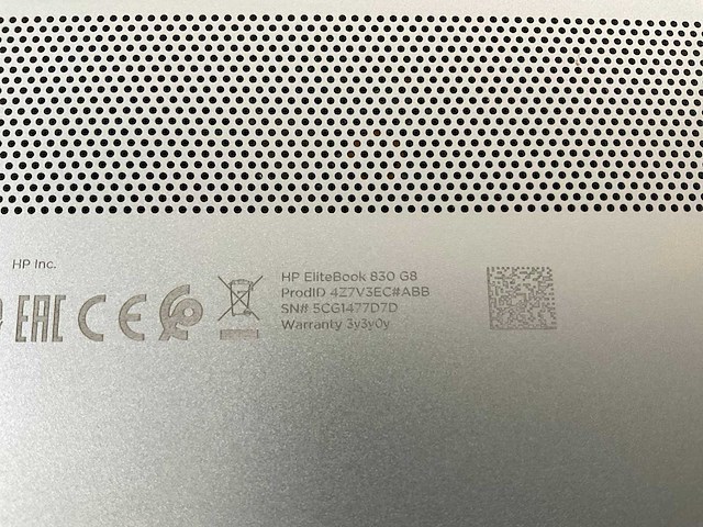 Hp elitebook 830 g8 13.3”, core(tm) i7 11th gen, 16 gb ram, 512 gb nvme laptop - afbeelding 5 van  5