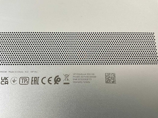 Hp elitebook 830 g8 13.3”, core(tm) i7 11th gen, 16 gb ram, 512 gb nvme laptop - afbeelding 7 van  7