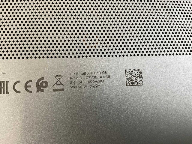 Hp elitebook 830 g8 13.3”, core(tm) i7 11th gen, 16 gb ram, 512 gb nvme laptop - afbeelding 7 van  7