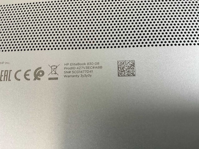 Hp elitebook 830 g8 13.3”, core(tm) i7 11th gen, 16 gb ram, 512 gb nvme laptop - afbeelding 5 van  5