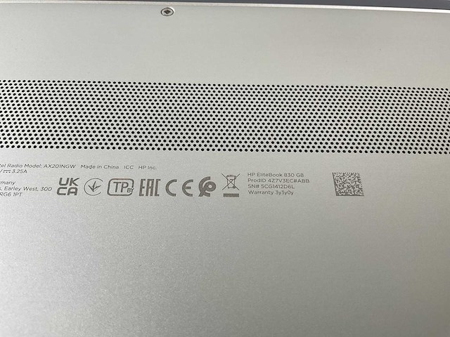 Hp elitebook 830 g8 13.3”, core(tm) i7 11th gen, 16 gb ram, 512 gb nvme laptop - afbeelding 7 van  7