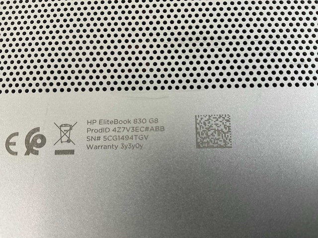 Hp elitebook 830 g8 13.3”, core(tm) i7 11th gen, 16 gb ram, 512 gb nvme laptop - afbeelding 1 van  1