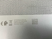 Hp elitebook 830 g8 13.3”, core(tm) i7 11th gen, 16 gb ram, 512 gb nvme laptop - afbeelding 1 van  1