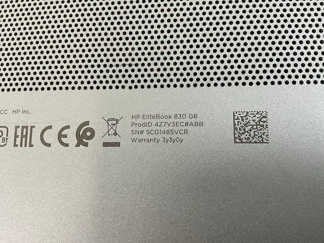 Hp elitebook 830 g8 13.3”, core(tm) i7 11th gen, 16 gb ram, 512 gb nvme laptop - afbeelding 6 van  6