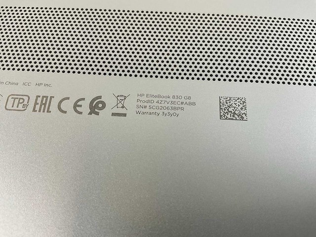 Hp elitebook 830 g8 13.3”, core(tm) i7 11th gen, 16 gb ram, 512 gb nvme laptop - afbeelding 7 van  7