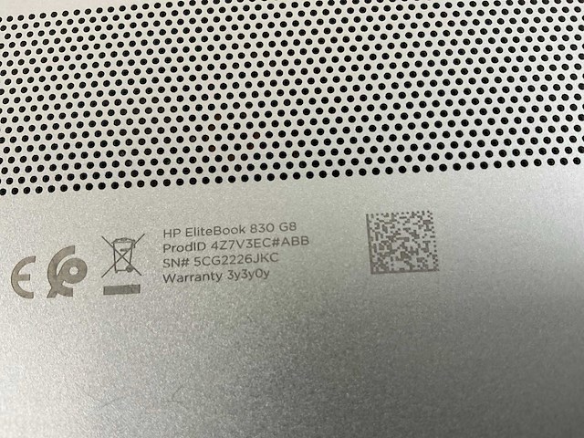 Hp elitebook 830 g8 13.3”, core(tm) i7 11th gen, 16 gb ram, 512 gb nvme laptop - afbeelding 7 van  8