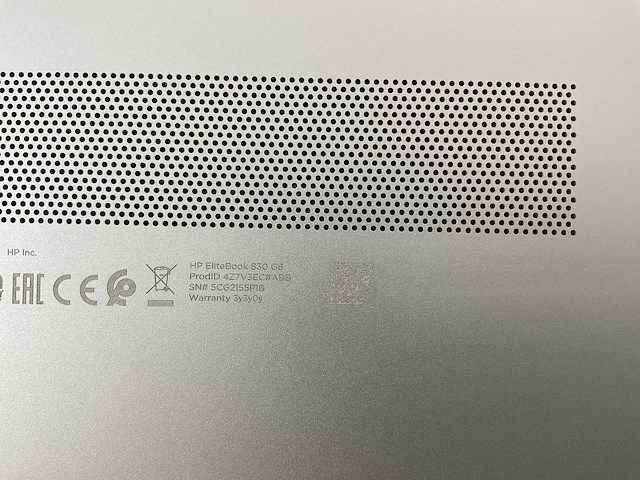 Hp elitebook 830 g8 13.3”, core(tm) i7 11th gen, 16 gb ram, 512 gb nvme laptop - afbeelding 7 van  7