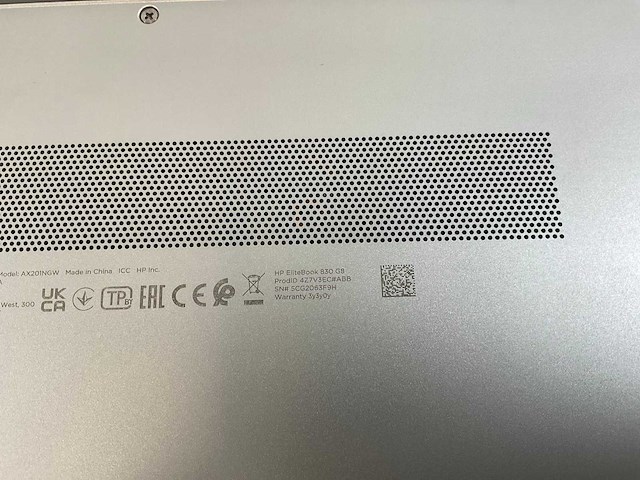 Hp elitebook 830 g8 13.3”, core(tm) i7 11th gen, 16 gb ram, 512 gb nvme laptop - afbeelding 5 van  5