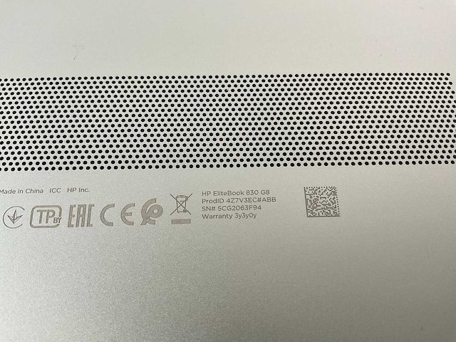Hp elitebook 830 g8 13.3”, core(tm) i7 11th gen, 16 gb ram, 512 gb nvme laptop - afbeelding 6 van  6