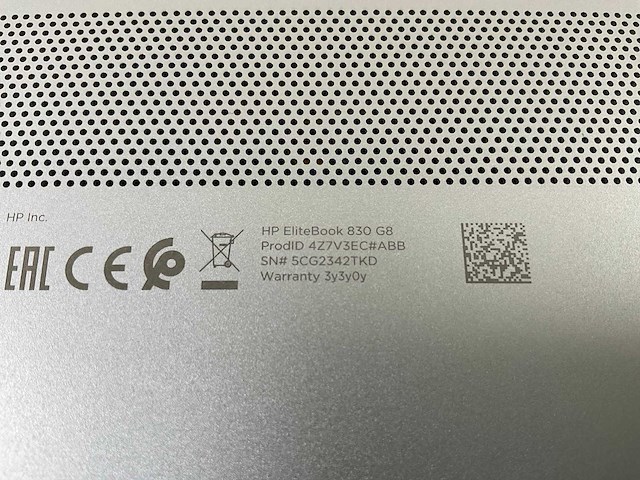 Hp elitebook 830 g8 13.3”, core(tm) i7 11th gen, 16 gb ram, 512 gb nvme laptop - afbeelding 7 van  7