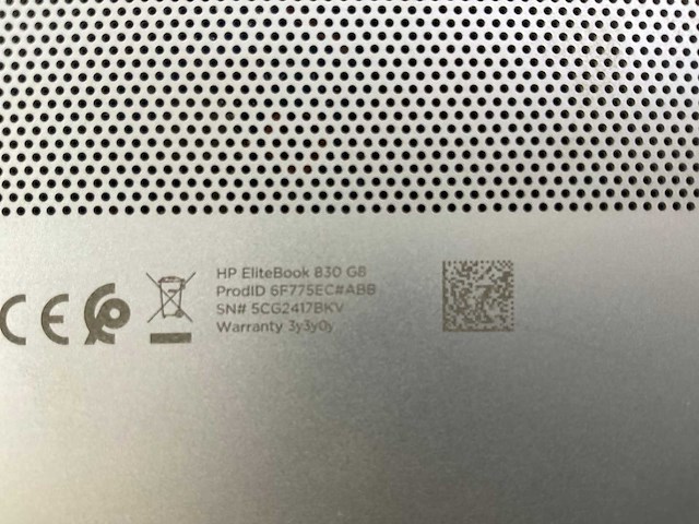 Hp elitebook 830 g8 13.3”, core(tm) i7 11th gen, 16 gb ram, 512 gb nvme laptop - afbeelding 7 van  7