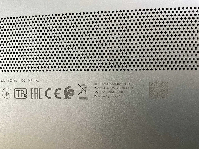 Hp elitebook 830 g8 13.3”, core(tm) i7 11th gen, 16 gb ram, 512 gb nvme laptop - afbeelding 5 van  5
