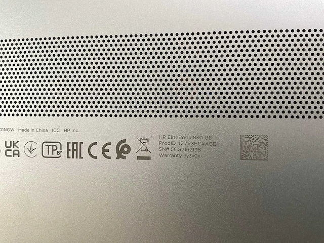 Hp elitebook 830 g8 13.3”, core(tm) i7 11th gen, 16 gb ram, 512 gb nvme laptop - afbeelding 7 van  7