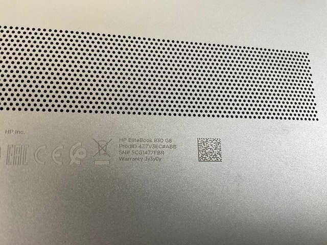 Hp elitebook 830 g8 13.3”, core(tm) i7 11th gen, 32 gb ram, 512 gb nvme laptop - afbeelding 7 van  7