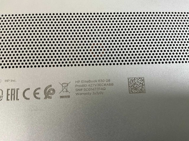 Hp elitebook 830 g8 13.3”, core(tm) i7 11th gen, 32 gb ram, 512 gb nvme laptop - afbeelding 7 van  7