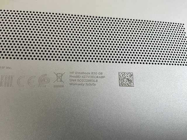 Hp elitebook 830 g8 13.3”, core(tm) i7 11th gen, 32 gb ram, 512 gb nvme laptop - afbeelding 7 van  7