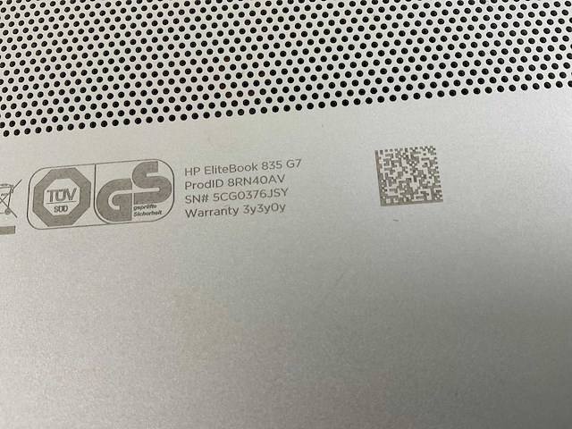 Hp elitebook 835 g7 13.3”, amd ryzen 7 pro 4750u, 16 gb ram, 512 gb nvme laptop - afbeelding 7 van  7