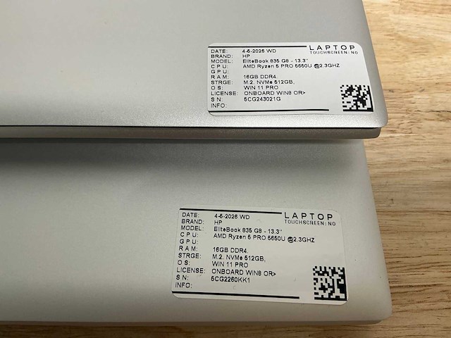 Hp elitebook 835 g8 laptop (2x) - afbeelding 2 van  7