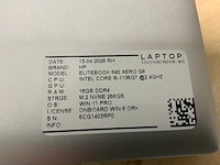 Hp elitebook 840 aero g8 laptop - afbeelding 7 van  7