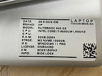 Hp elitebook 840 g5(i7) laptop (3x) - afbeelding 7 van  9