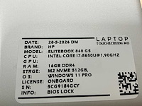 Hp elitebook 840 g5(i7) laptop (3x) - afbeelding 8 van  9