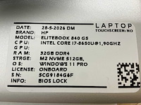Hp elitebook 840 g5(i7) laptop (3x) - afbeelding 8 van  9