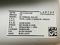 Hp elitebook 840 g5(i7) laptop (3x) - afbeelding 8 van  9