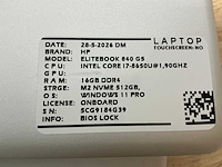 Hp elitebook 840 g5(i7) laptop (3x) - afbeelding 9 van  9