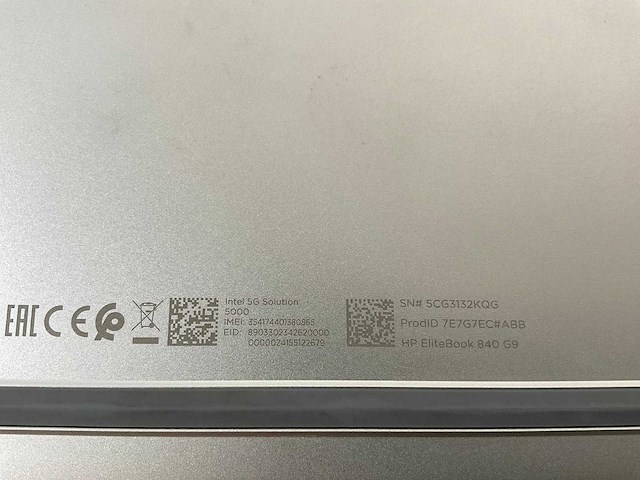 Hp elitebook 840 g9 14”, core(tm) i7 12th gen, 32 gb ram, 512 gb nvme laptop - afbeelding 7 van  7