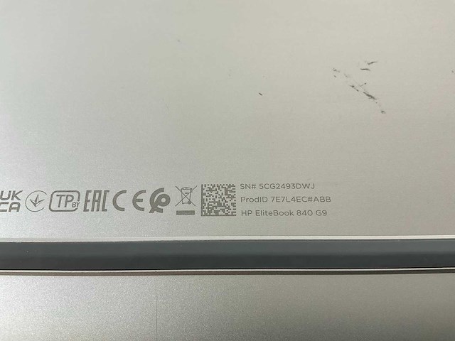 Hp elitebook 840 g9 14”, core(tm) i7 12th gen, 32 gb ram, 512 gb nvme laptop - afbeelding 5 van  5