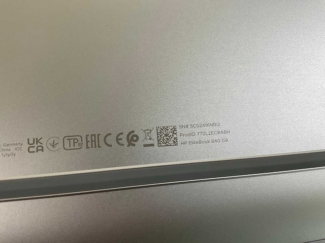 Hp elitebook 840 g9 14”, core(tm) i7 12th gen, 32 gb ram, 512 gb nvme laptop - afbeelding 6 van  6