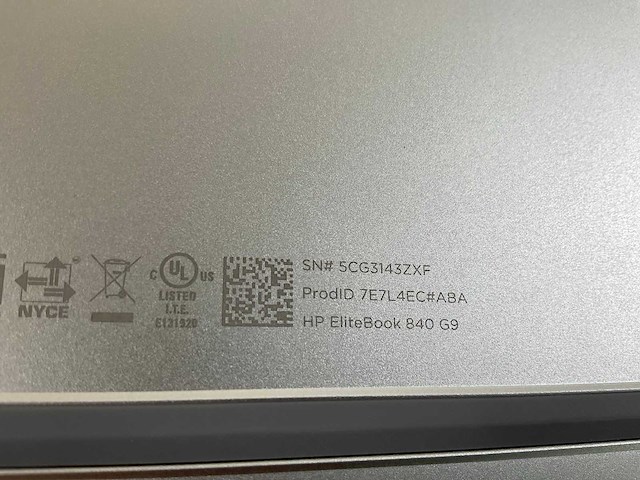 Hp elitebook 840 g9 14”, core(tm) i7 12th gen, 32 gb ram, 512 gb nvme laptop - afbeelding 7 van  7