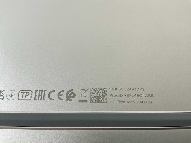 Hp elitebook 840 g9 14”, core(tm) i7 12th gen, 32 gb ram, 512 gb nvme laptop - afbeelding 1 van  1