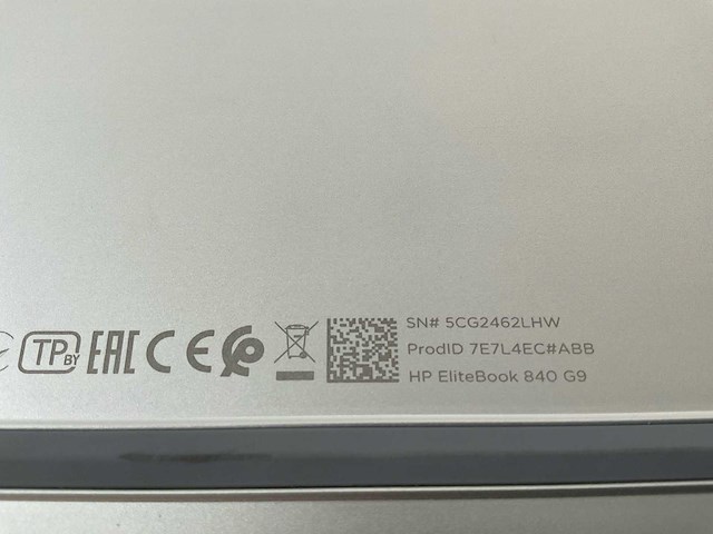 Hp elitebook 840 g9 14”, core(tm) i7 12th gen, 32 gb ram, 512 gb nvme laptop - afbeelding 7 van  7