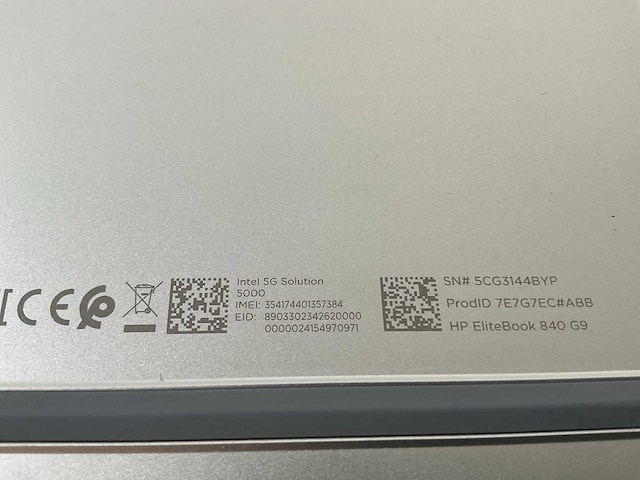 Hp elitebook 840 g9 14”, core(tm) i7 12th gen, 32 gb ram, 512 gb nvme laptop - afbeelding 7 van  7