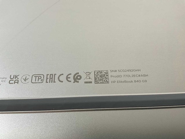 Hp elitebook 840 g9 14”, core(tm) i7 12th gen, 32 gb ram, 512 gb nvme laptop - afbeelding 7 van  7