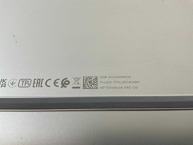 Hp elitebook 840 g9 14”, core(tm) i7 12th gen, 32 gb ram, 512 gb nvme laptop - afbeelding 7 van  7