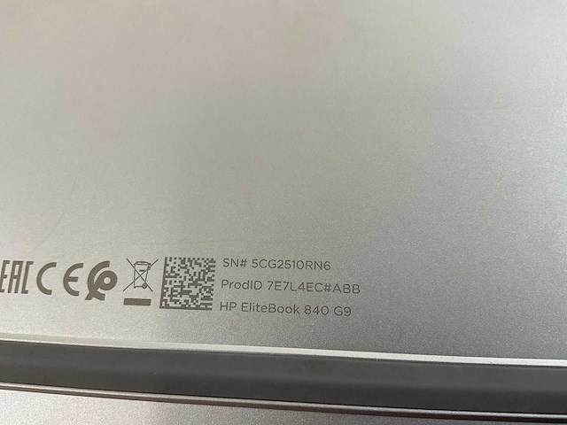 Hp elitebook 840 g9 14”, core(tm) i7 12th gen, 32 gb ram, 512 gb nvme laptop - afbeelding 7 van  7