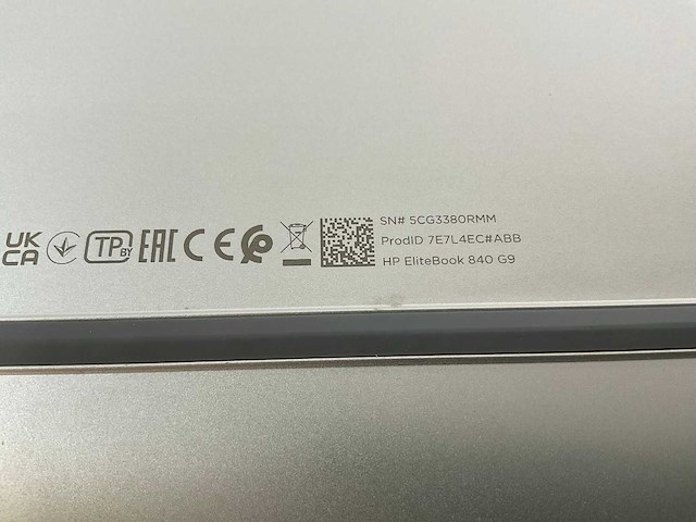 Hp elitebook 840 g9 14”, core(tm) i7 12th gen, 32 gb ram, 512 gb nvme laptop - afbeelding 5 van  5
