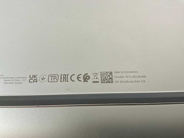 Hp elitebook 840 g9 14”, core(tm) i7 12th gen, 32 gb ram, 512 gb nvme laptop - afbeelding 7 van  7