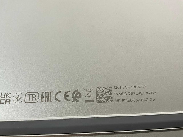 Hp elitebook 840 g9 14”, core(tm) i7 12th gen, 32 gb ram, 512 gb nvme laptop - afbeelding 7 van  7