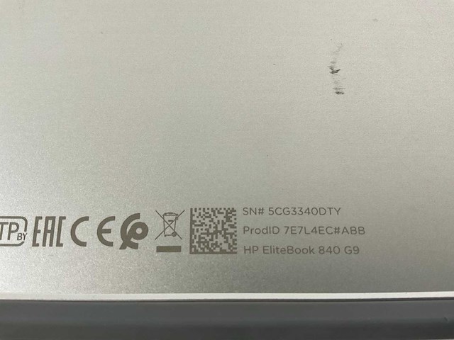 Hp elitebook 840 g9 14”, core(tm) i7 12th gen, 32 gb ram, 512 gb nvme laptop - afbeelding 5 van  5
